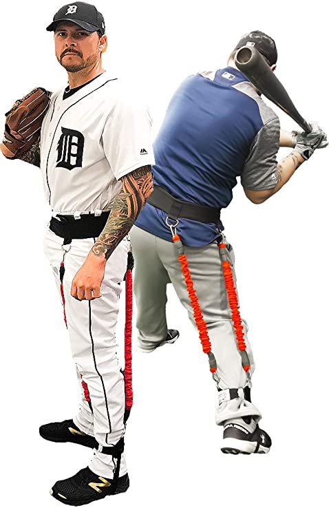 Velopro Baseball Training Harness | Resistance Hitting & Pitching Trainer Adds 4-6MPH of Batting Power or Pitch Velocity | Improves Swing and Pitching Mechanics | Get Instant Feedback With Each Rep
