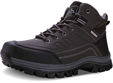 MAYZERO Men's Snow Boots Winter Anti-Slip Ankle Booties Backpacking Boots Hiking Boots for Men
