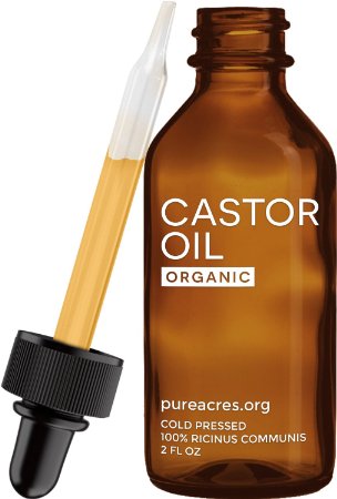 Castor Oil - 100 USDA Organic - Cold Pressed - Hexane Free - For Eyelashes Eyebrows Hair Growth Skin and Face Health - Try at Home for 30 Days - 2oz 60ml