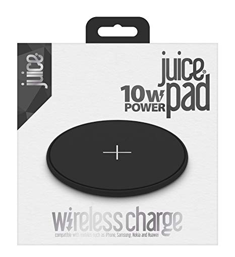 Juice Wireless Charging Pad, 10W, Black
