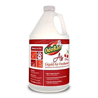 OdoBan 977362-G  Air Cherry Liquid Air Freshener, 1 Gallon Bottle