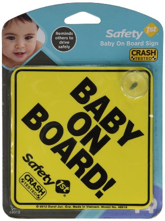 Safety 1st "Baby On Board" Sign