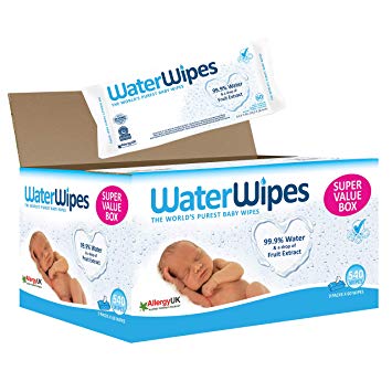 WaterWipes Super Value Box - Pack of 9, Total 540 Wipes