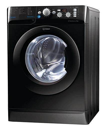 Indesit BWD71453KUK 7kg 1400rpm Freestanding Washing Machine-Black