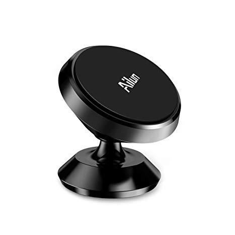 Ailun Car Phone Mount Holder,Magnet Dashboard Mount Compatible Galaxy S9/S9  Note 8 9 iPhone X 8 7 6 5/iPod/LG/Nokia Smartphone,GPS,Sticks on Any Flat Surface[Black]