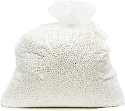 Gold Medal Bean Bags Gold Medal Antistatic Expanded Polystyrene 3.5 Cubic Feet Bean Bag Refill, White
