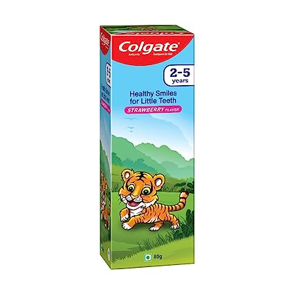 Colgate Kids Anticavity Toothpaste for 2-5 Years - 80gm (Strawberry flavour)