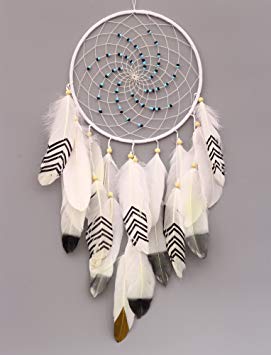 VGIA Handmade Dream Catcher with Feathers Wall Hanging Ornament Craft Gift