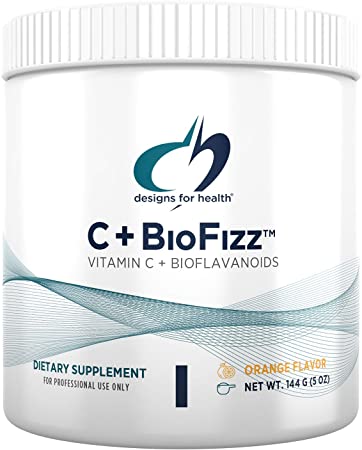 Designs for Health Fizzy Vitamin C Drink Powder - C BioFizz, High Potency Vitamin C Powder with Bioflavonoids - Immune   Antioxidant Support Drink Mix Supplement (36 Servings / 144g)