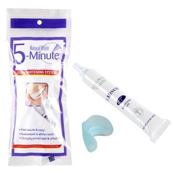 5 Pack Natural White 5-Minute Teeth Whitening Kits