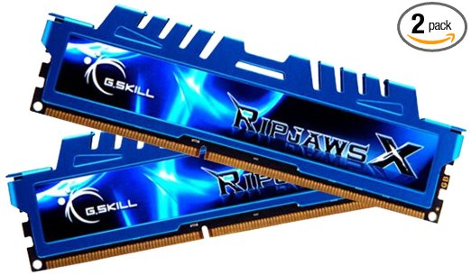 G.SKILL Ripjaws X Series 16GB (2 x 8GB) 240-Pin DDR3 SDRAM DDR3 2400 (PC3 19200) Desktop Memory Model F3-2400C11D-16GXM