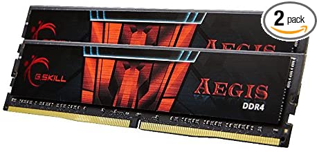 G.Skill Aegis 16GB (2 x 8GB Dual Channel Kit) 2133 MHz DDR4 Desktop Memory (F4-2133C15D-16GIS)