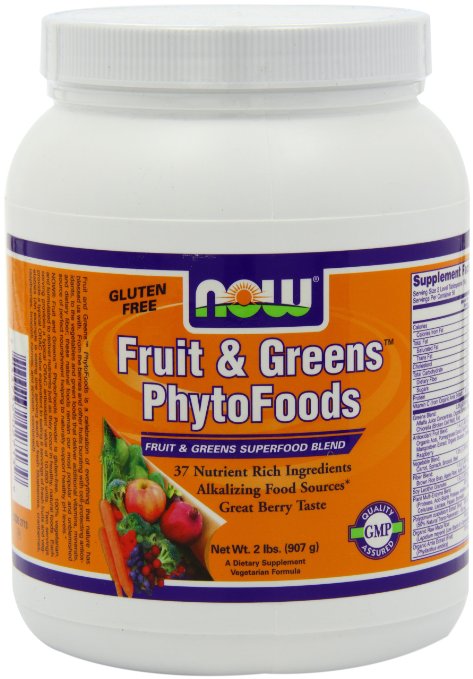 Now Foods Fruit And Greens Phytofoods Powder 2-Pound