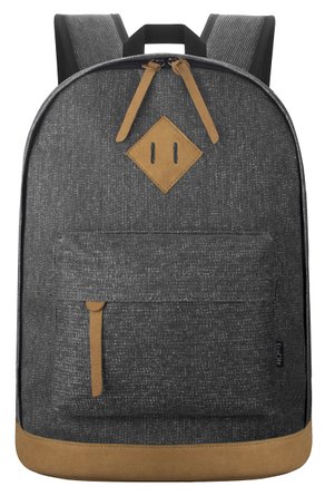 EcoCity Classic College School Laptop Backpack -Straps Reinforced,SBS Zipper