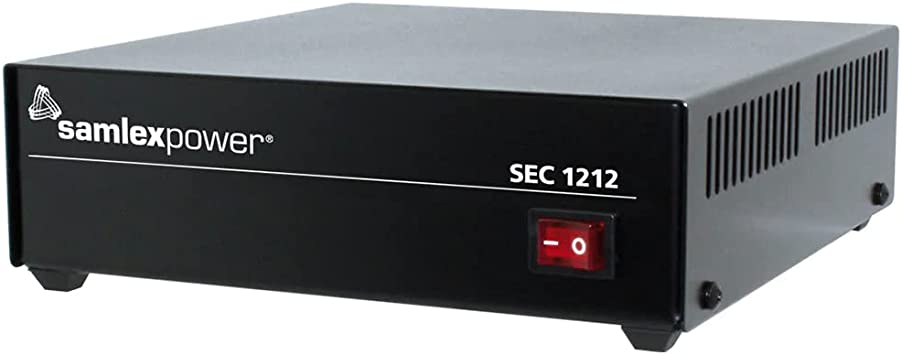 Samlex SEC-1212 Desktop Switching Power Supply Input: 120 VAC, Output: 13.8 VDC, 10 Amps UL Approved