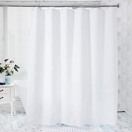 BINO Shower Curtain Liner, Frosted - 70" x 72" - Mildew Resistant Antimicrobial PEVA 8G Shower Curtains for Bathroom Clear Shower Liner