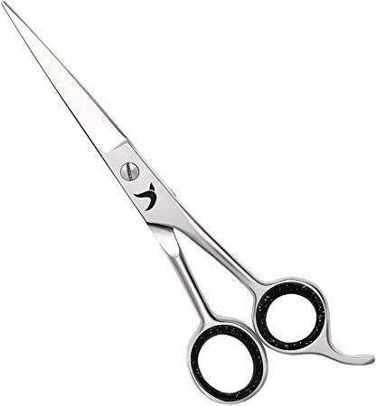 Candure Hairdressing scissor Hair Scissor for Professional Hairdressers 6 Inch length and Stainless Steel Hair Cutting Shears - For Salon Barbers, Men, Women, Children and Adults (6 Inch)
