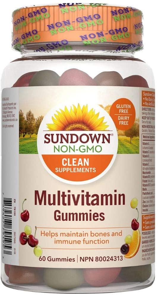 Sundown Naturals Non-gmo Adult Multivitamin Gummies, 60 Count