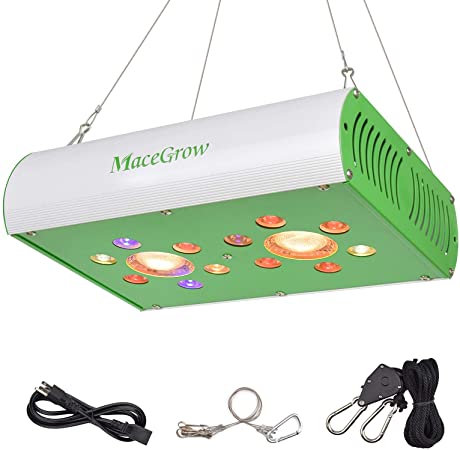 macegrow Led Grow Light-450w grow lights for Hydroponic Indoor Plants Growing Veg and Flower Led Grow Lamps with Full Spectrum COB and CREE/OSRAM Led Chips