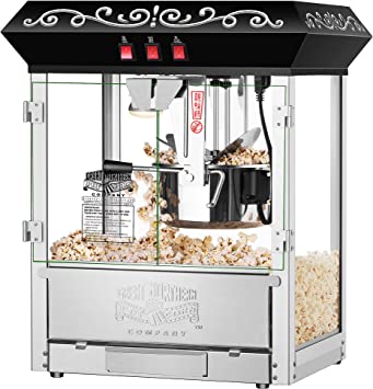 5991 Great Northern 10 oz Perfect Popper Countertop Style Popcorn Machine Black