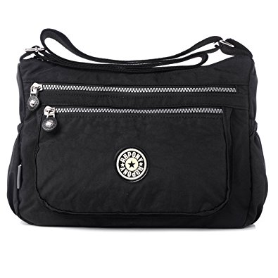 Womens Multi Pocket Casual Handbag Travel Bag Messenger Cross Body Bag