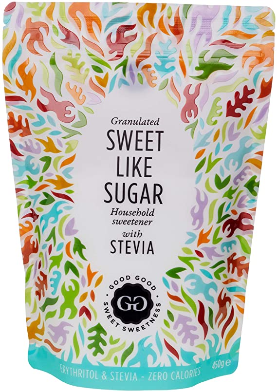 Good Good Sweet Like Sugar Household Sweetener with Stevia, 450 g, GG102