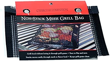 Charcoal Companion CC4141 Small Non-Stick Mesh Grilling Bag