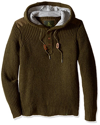 prAna Men's Prana Hooded Henley Sweater