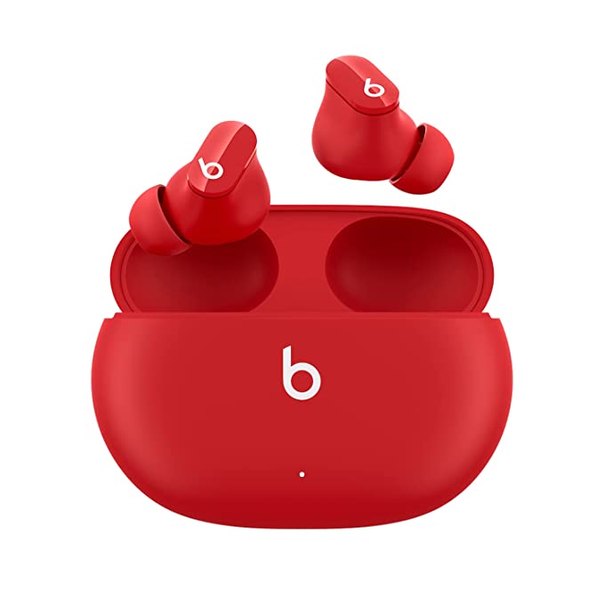 Beats Studio Buds Bluetooth Truly Wireless in Ear Earbuds with Mic (Red)