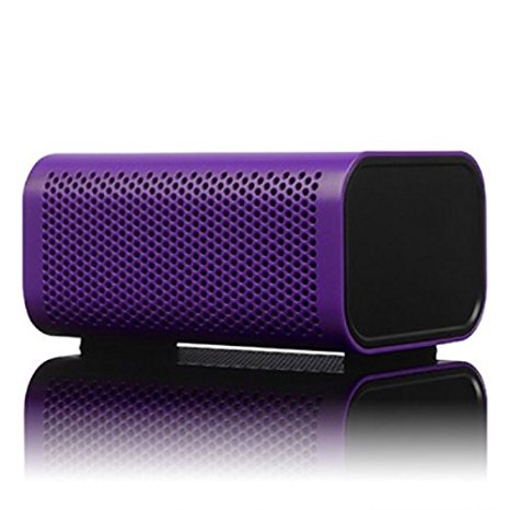 Braven 440 Water Resistant Portable Wireless Bluetooth Speaker with PowerBank (Purple)