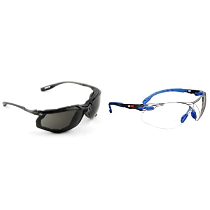 3M Safety Glasses, Virtua CCS, ANSI Z87, Anti-Fog & Safety Glasses Solus 1000 Series ANSI Z87 Scotchgard Anti-Fog Clear Lens