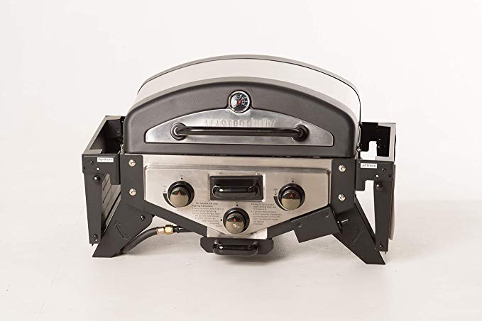 Masterbuilt MB20030519 MPG 300S Tabletop Gas Grill, Stainless Steel