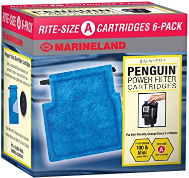 Marineland Penguin Power Filter Cartridges, Rite-Size A, 6-Count