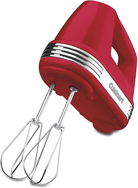 Cuisinart HM-70RSLT Power Advantage 7-Speed Hand Mixer, Red