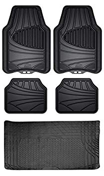 Custom Accessories Armor All 5-Piece Floor Mat Set with 6-Month Full Roadside Assistance Plan