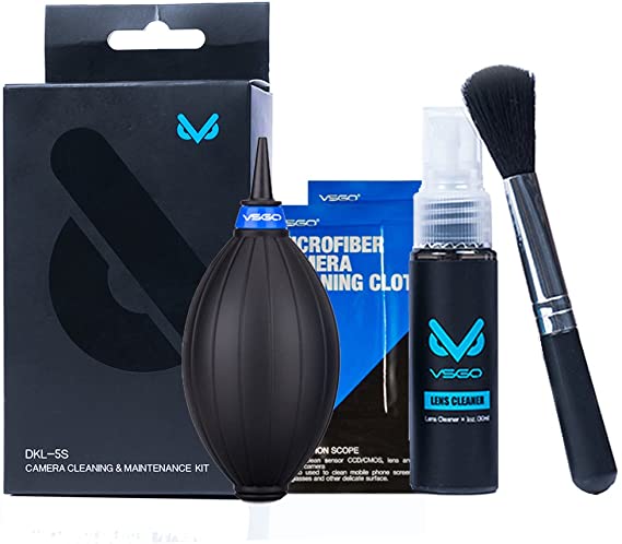 VSGO DKL-5S Professional Cleaning Kits for Camera Lens and Delicate Optics,Blue