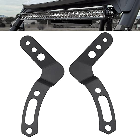 DaSen For 30 32 Inch Curved/Straight LED Light Bar A-pillar Below Roof Mount Brackets Fit POLARIS RZR 900 1000 800