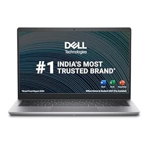 Dell 14 Thin & Light Laptop, Intel Core i5-1235U Processor, 8GB   512GB SSD, 14.0" (35.62cm) FHD AG 250 nits Display, Windows 11   MSO'21 & 15 Month McAfee, Grey, Spill-Resistant Keyboard, 1.48kg