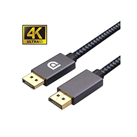 Silkland DisplayPort Cable 144Hz/6ft, Support 4K@60Hz, 2K@144Hz, 2K@165Hz, 3D, Compatible with FreeSync and G-Sync, DP to DP Cable for 144Hz Gaming Monitor, HDTV, Display, Gaming Graphics Card