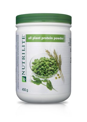 Nutrilite All Plant Protein Powder Provides a Natural By Amway Net Wt. 450 G. Pack of 1