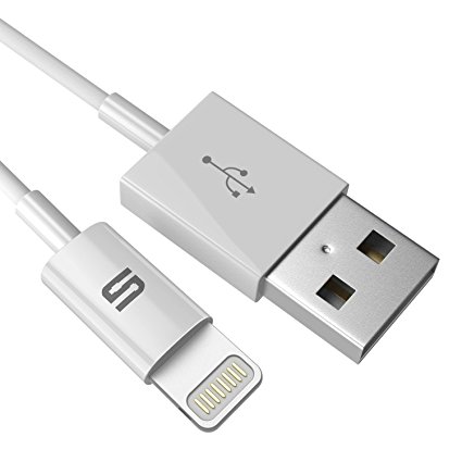 iPhone Charger Syncwire Lightning Cable - [Apple MFi Certified] Lifetime Guarantee Series - Sync & Charging Cord for iPhone 7 Plus 6S Plus 6 Plus SE 5S 5C 5, iPad 2 3 4 Mini Air Pro, iPod - 3.3ft White