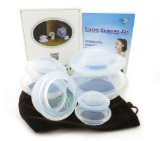 4 Cup Premium Transparent Silicone Cupping Set for Chinese Cupping and Massage Therapy