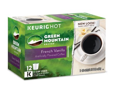 Green Mountain Coffee French Vanilla, Keurig K-Cups, 72 Count