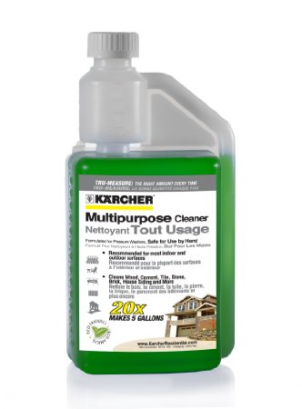 Karcher 9.558-120.0 20x Multi Purpose Pressure Washer Detergent Cleaner, 1-Quart