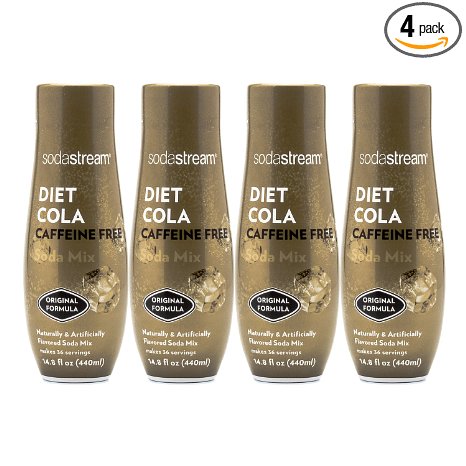 SodaStream Diet Caffeine Free Cola, 440ml 4-Pack