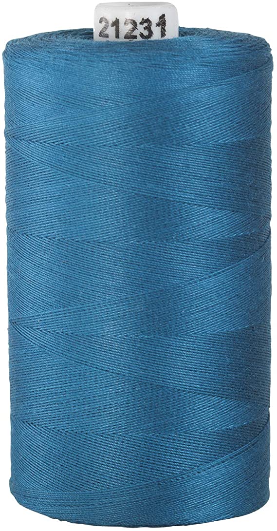 Connecting Threads 100% Cotton Thread - 1200 Yard Spool (Azure)