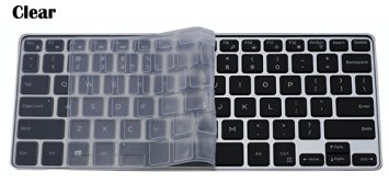 CaseBuy Keyboard Silicone Protector Cover Skin for Dell Inspiron 13-7347 13-7348 13-7352 13-7359 15-7547 15-7548 i7347 i7348 i7352 i7359 i7547 i7548, XPS 13-9343 13-9350 13.3" Series(Clear)