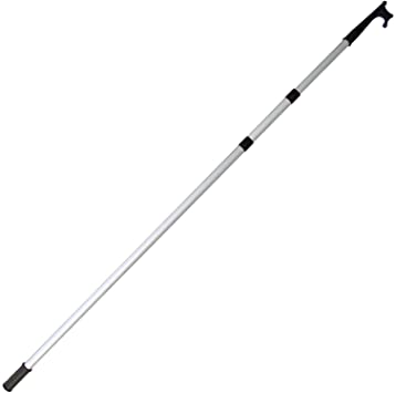 Five Oceans Telescoping Aluminum Boat Hook Extends from 4-1/2 ft to 12 ft FO-3466-1