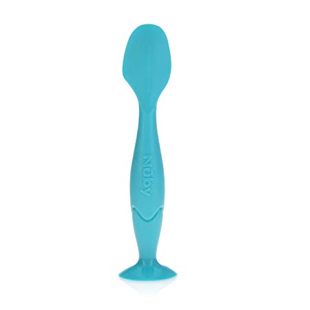 Nuby Silicone Diaper Cream Brush with Suction Base, Aqua