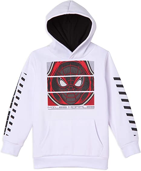 Marvel Spiderverse Miles Morales Pullover Fleece Hoodie